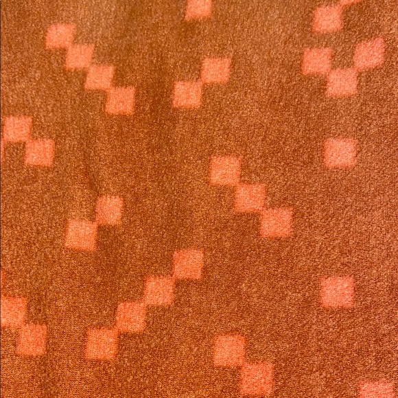 CAT & JACK brown orange print pajama pants elastic waistband soft cozy NEW SZ 8 - Picture 3 of 7